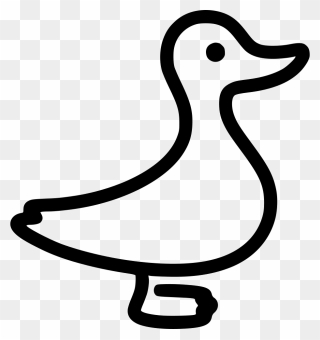 Goose Clipart Ninja - Duck Icon Png Transparent Png