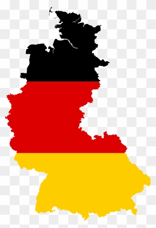 Transparent German Flag Png - East Germany And West Germany Flag Clipart