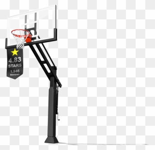 Transparent Basketball Goal Clipart Black And White - Best Basketball Hoop - Png Download