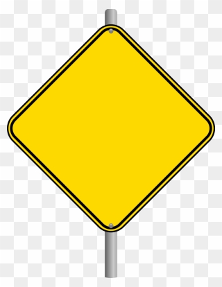 Warning Sign Traffic Sign Clip Art - Traffic Sign Blank Png Transparent Png