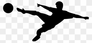 Football Player Sport Wall Decal Athlete - Guy Playing Football Silhouette Clipart