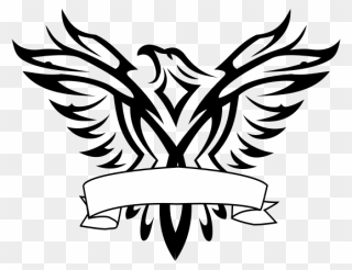 Blue Eagle Logo Svg Clip Arts - Logo Eagle Black And White - Png Download