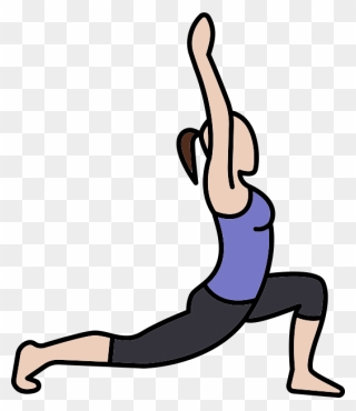Yoga Clip Yogasana - Yoga Lady Clipart Icon - Png Download