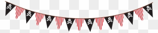 Pirate Banner Clip Art - Png Download