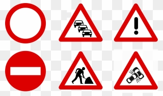 Triangle,area,logo - Traffic Sign Icon Free Clipart