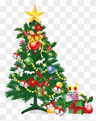 Arbol De Navidad Vector Png - Christmas Tree Gif Png Clipart