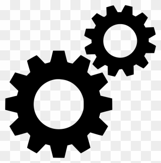 Gears Engine Mechanism Svg Png Icon Free Download - Service Delivery Icon Png Clipart