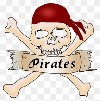 Pirate Skull Clipart - Free Pirate Skull Clipart - Png Download