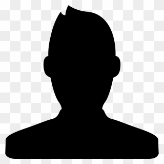 Silhouette Male Clip Art - Blank Person - Png Download