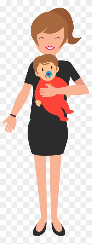 Transparent Mother Standing Clipart - Png Download