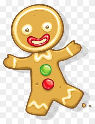 Soloveika Gingerbread Clip - Christmas Candy Vector Png Transparent Png ...