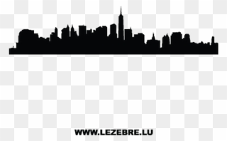 New York Skyline Silhouette Transparent Clipart