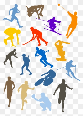 Leg Clipart Sport - Athletics Sports Clip Art - Png Download