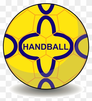 Handball Sports Clipart - Circle - Png Download
