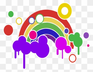 Isolated Rainbow - Clip Art - Png Download
