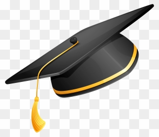 Graduation Hat Flying Graduation Caps Clip Art Graduation - Transparent Background Graduation Hat Png