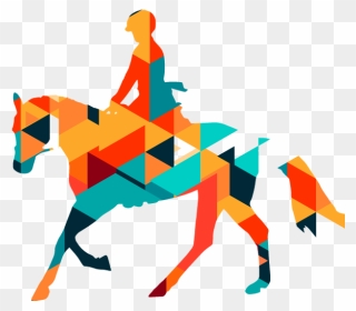 Lovaglás - Horse And Rider Silhouette Clipart
