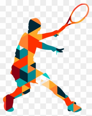 Tenisz - Racketlon Clipart
