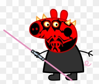 Darth Peppa Pig Monster By Huuthuat - Anakin Skywalker Fan Art Clipart
