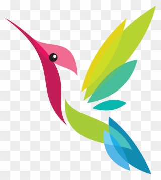 Be Like A Hummingbird - Hummingbird Stylized Clipart