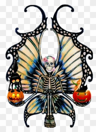 Halloween Skeletons - Illustration Clipart