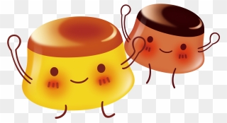 Gelatin Dessert Nata De - Cute Pudding Png Clipart