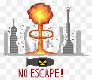 Nuke Explosion Png Banner Free Download - Pixel Nuclear Explosion Gif Clipart
