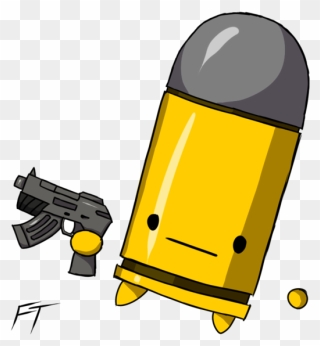 Bullet Kin Pixel Art Gun Enter The Gungeon Clipart