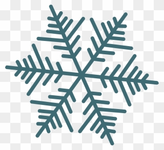 Let It Snow Snowflake - Cartoon Transparent Background Snowflake Clipart