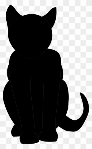 Black Cat Clip Art - Png Download