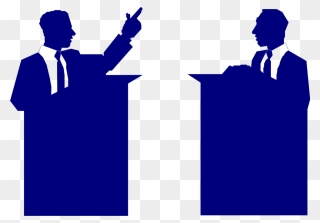 Business Background Clipart - Debate Competition - Png Download