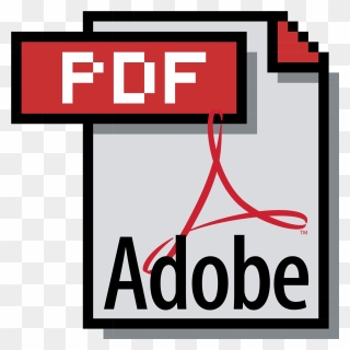 Adobe Pdf Logo Png Transparent - Pdf Clipart