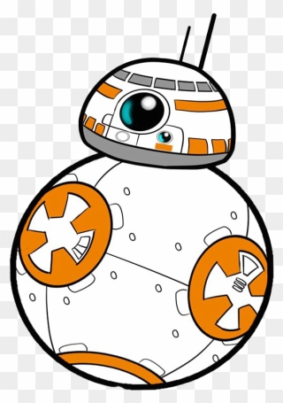 Bb8 Clipart Easy Draw - Cartoon Star Wars Bb8 - Png Download