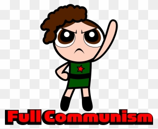 Full Communism Girl Clip Arts - Kartun Yang Matanya Belo - Png Download