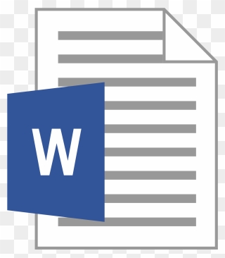 How To Create A Png File In Word - Microsoft Word Document Icon Clipart