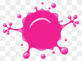 Pink Splat - Color Spot Png Clipart