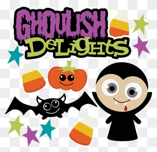 Vampire Halloween Clipart Royalty Free Ghoulish Delights - Ghoulish Delights - Png Download