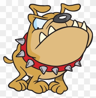 Download Mean Dog Cartoon - Mean Dog Clipart - Png Download