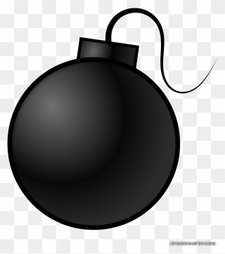 Bomb Png - Bomba Blanco Y Negro Png Clipart