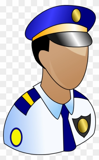 Policeman Svg Clip Arts - Police Clipart - Png Download