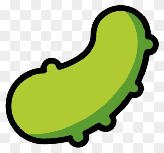 Cucumber Emoji Clipart - Png Download