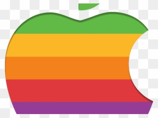 Apple Logo Rainbow Png Clipart