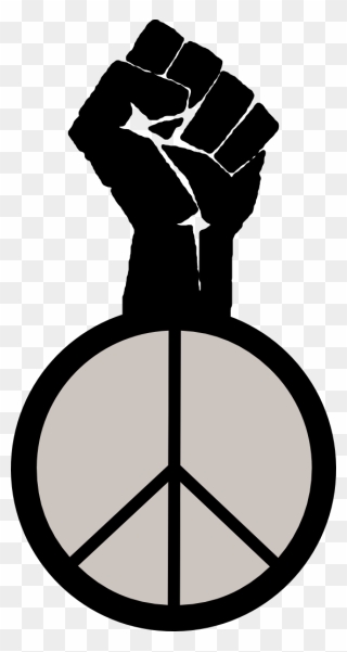 Occupy Wall Street Fight The Power Peace To The People - African American Art Symbolism Clipart