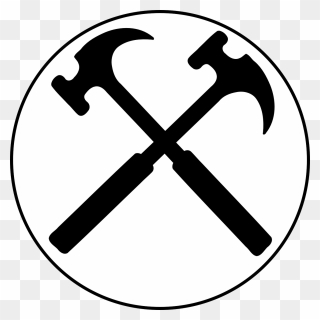 Hammer Clipart Palu - Crossed Hammers - Png Download