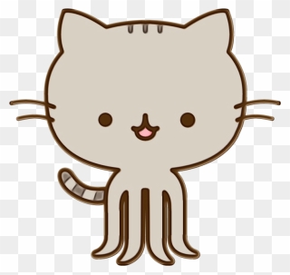Nyan Cat Pusheen Octopus Grumpy Cat - Pusheen Cat Png Angry Clipart