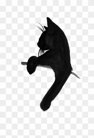 Grumpy Cat Tattoos Kitten T-shirt Black Cat - Black Cat Illustration Clipart