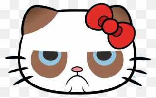 Hello Kitty For Coloring Clipart