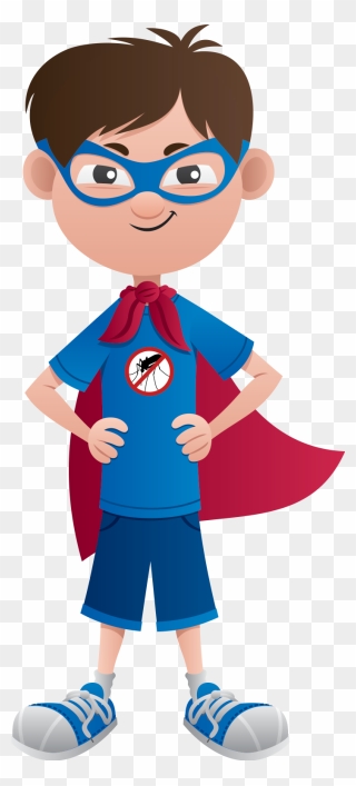 Superhero-boy - Kid Super Heroes Cartoon Clipart