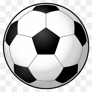 Soccer Ball Sports Clipart - Soccer Ball Flat - Png Download