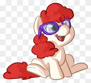 Mlp Pony With Glasses Clipart